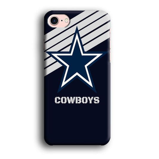 NFL Dallas Cowboys 001 iPhone 8 Case-Plastic / Full Wrap (3D Case)-Xtracase