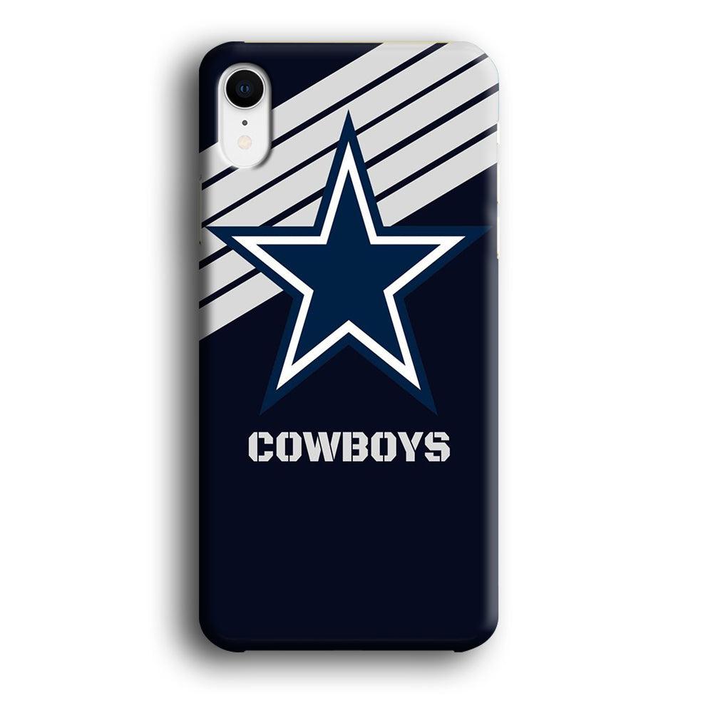 NFL Dallas Cowboys 001 iPhone XR Case-Plastic / Full Wrap (3D Case)-Xtracase