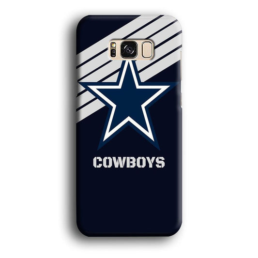 NFL Dallas Cowboys 001 Samsung Galaxy S8 Case-Plastic / Full Wrap (3D Case)-Xtracase