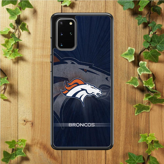NFL Denver Broncos 001 Samsung Galaxy S20 Plus Case-Plastic / Full Wrap (3D Case)-Xtracase