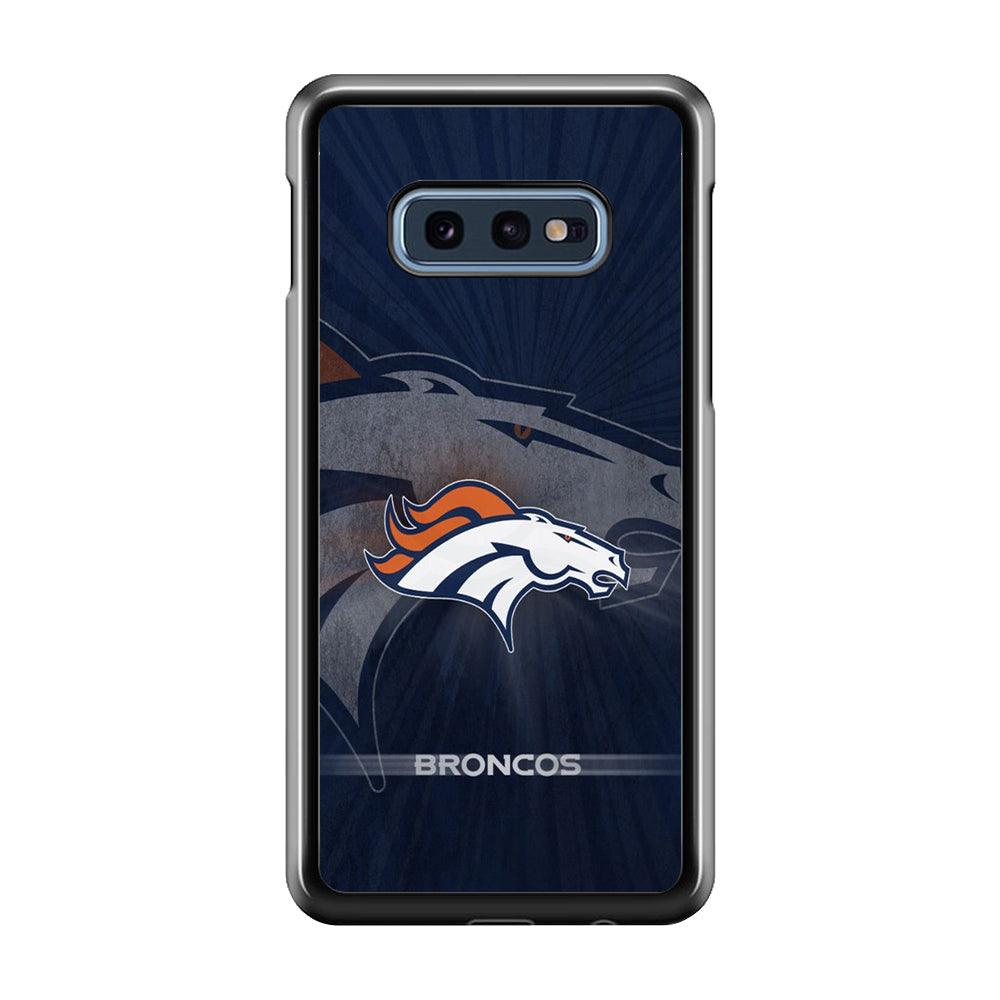 NFL Denver Broncos 001 Samsung Galaxy S10E Case-Plastic / Full Wrap (3D Case)-Xtracase