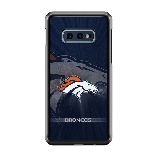 NFL Denver Broncos 001 Samsung Galaxy S10E Case-Plastic / Full Wrap (3D Case)-Xtracase