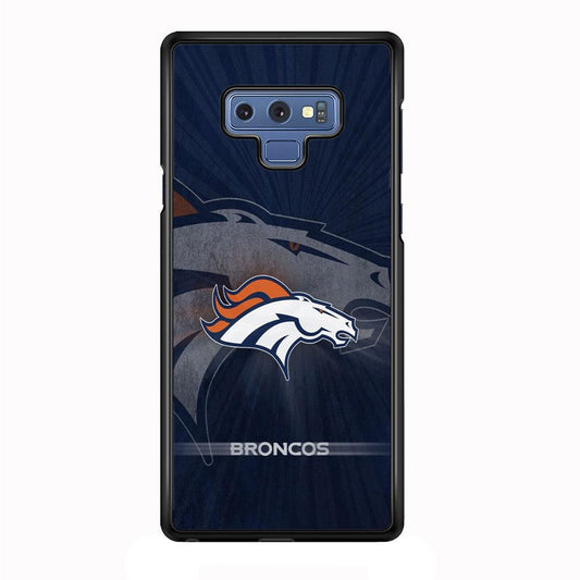 NFL Denver Broncos 001 Samsung Galaxy Note 9 Case-Plastic / Full Wrap (3D Case)-Xtracase