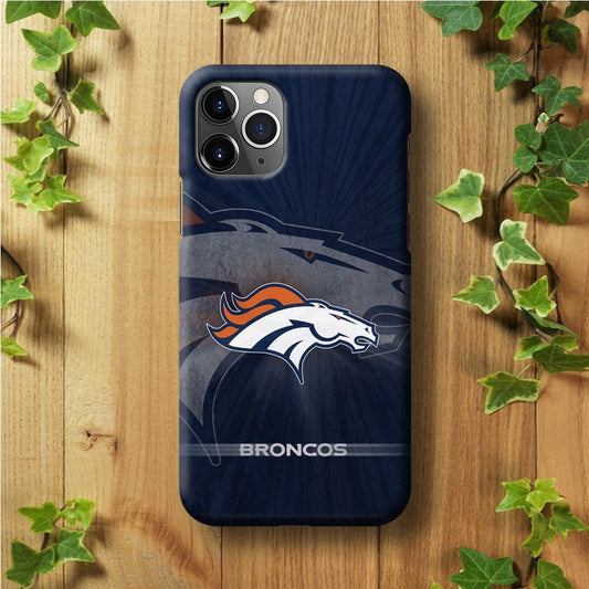 NFL Denver Broncos 001 iPhone 11 Pro Case-Plastic / Full Wrap (3D Case)-Xtracase