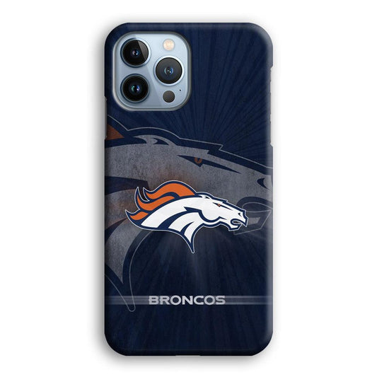 NFL Denver Broncos 001 iPhone 13 Pro Case-Plastic / Full Wrap (3D Case)-Xtracase