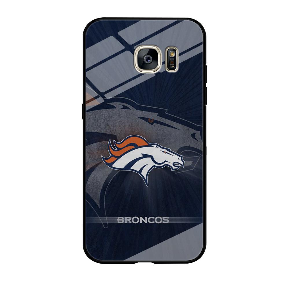 NFL Denver Broncos 001 Samsung Galaxy S7 Edge Case-Tempered Glass Case-Xtracase