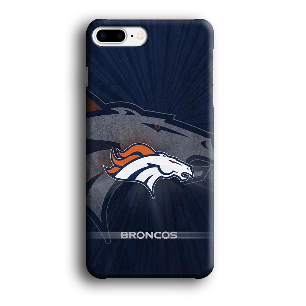 NFL Denver Broncos 001 iPhone 7 Plus Case-Plastic / Full Wrap (3D Case)-Xtracase