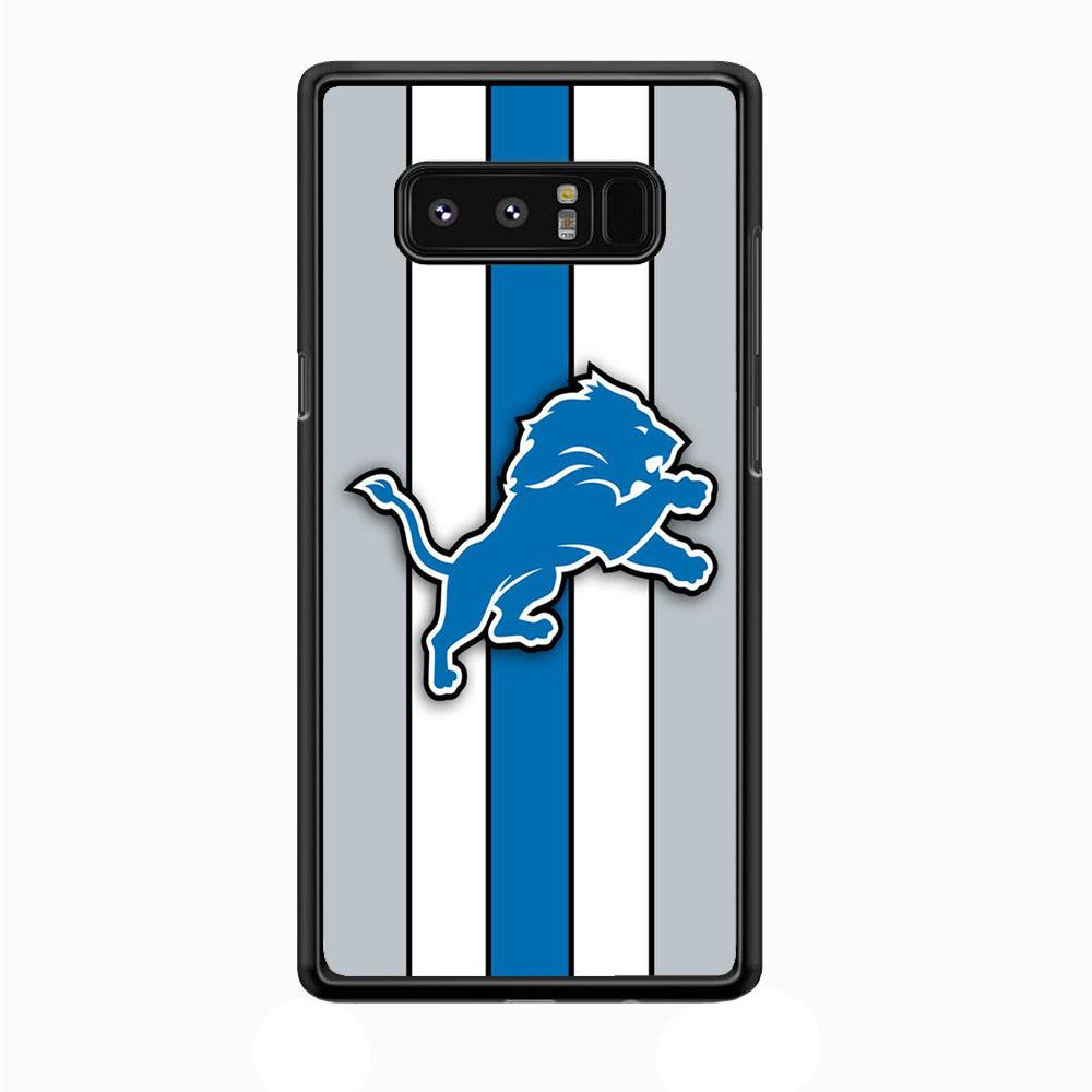 NFL Detroit Lions 001 Samsung Galaxy Note 8 Case-Plastic / Full Wrap (3D Case)-Xtracase