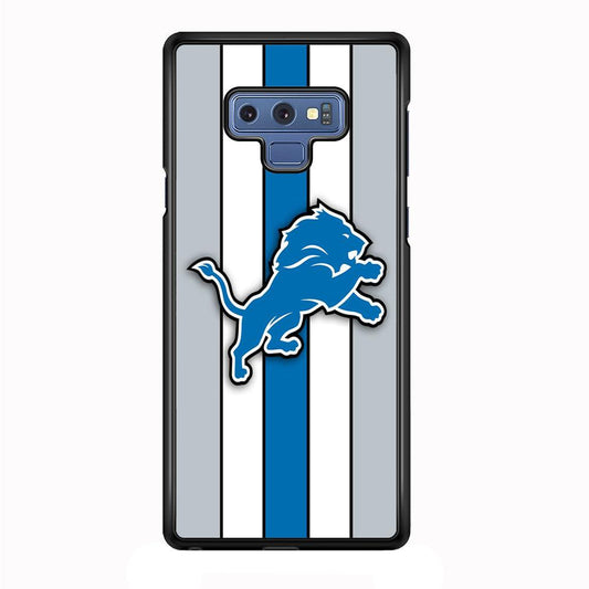 NFL Detroit Lions 001 Samsung Galaxy Note 9 Case-Plastic / Full Wrap (3D Case)-Xtracase