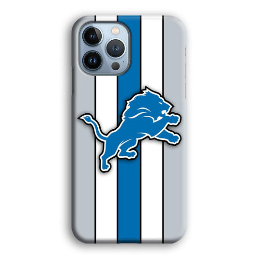 NFL Detroit Lions 001 iPhone 13 Pro Max Case-Plastic / Full Wrap (3D Case)-Xtracase