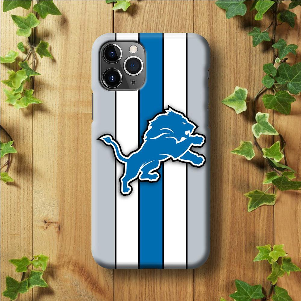 NFL Detroit Lions 001 iPhone 11 Pro Max Case-Plastic / Full Wrap (3D Case)-Xtracase