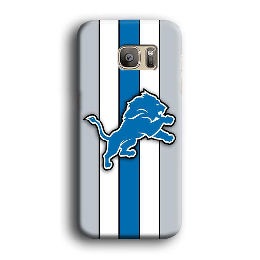 NFL Detroit Lions 001 Samsung Galaxy S7 Edge Case-Plastic / Full Wrap (3D Case)-Xtracase