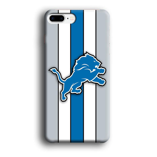 NFL Detroit Lions 001 iPhone 8 Plus Case-Plastic / Full Wrap (3D Case)-Xtracase