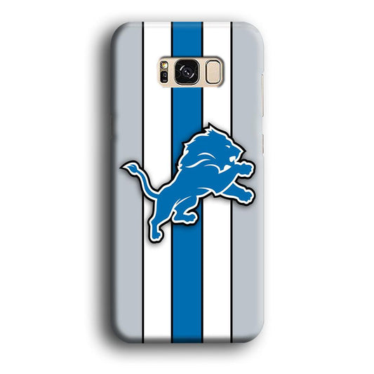 NFL Detroit Lions 001 Samsung Galaxy S8 Case-Plastic / Full Wrap (3D Case)-Xtracase