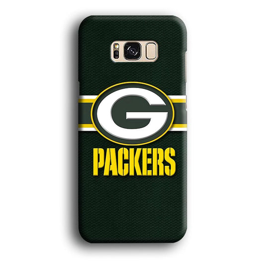 NFL Green Bay Packers 001 Samsung Galaxy S8 Case-Plastic / Full Wrap (3D Case)-Xtracase