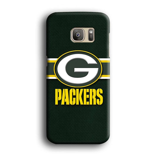 NFL Green Bay Packers 001 Samsung Galaxy S7 Case-Plastic / Full Wrap (3D Case)-Xtracase