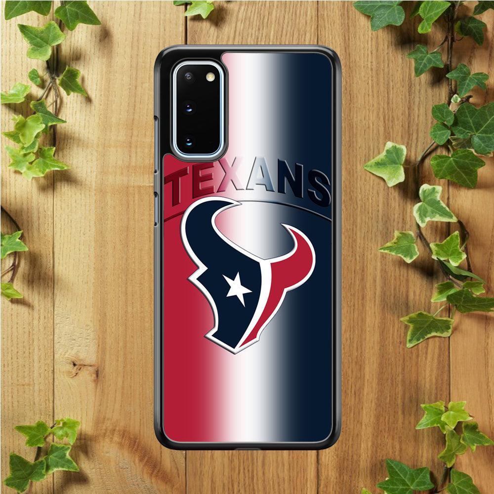 NFL Houston Texans 001 Samsung Galaxy S20 Case-Plastic / Full Wrap (3D Case)-Xtracase