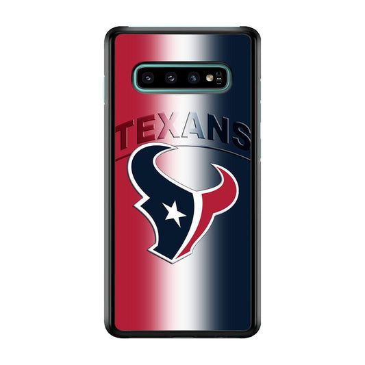 NFL Houston Texans 001 Samsung Galaxy S10 Case-Plastic / Full Wrap (3D Case)-Xtracase
