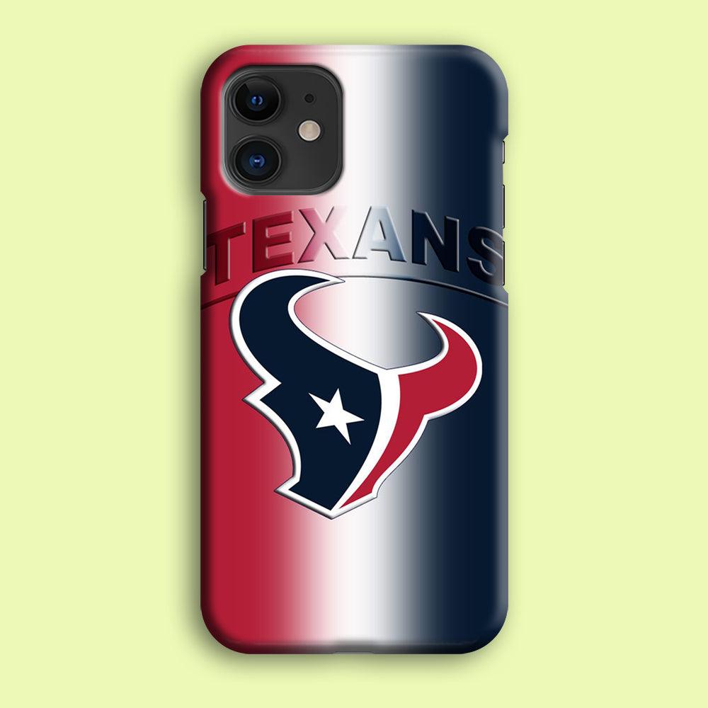 NFL Houston Texans 001 iPhone 12 Mini Case-Plastic / Full Wrap (3D Case)-Xtracase