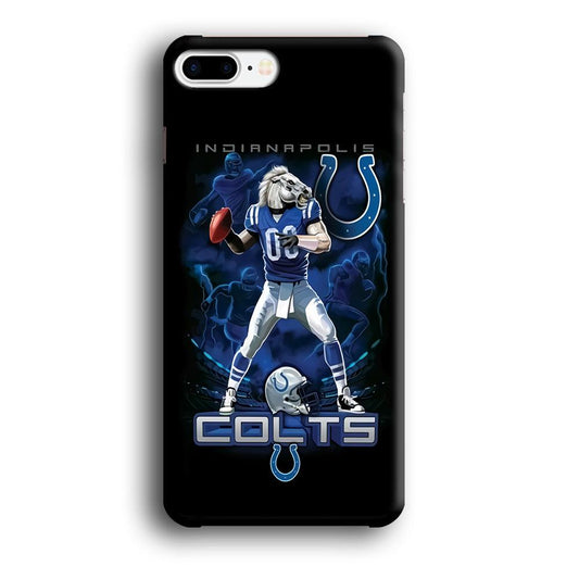 NFL Indianapolis Colts 001 iPhone 7 Plus Case-Plastic / Full Wrap (3D Case)-Xtracase