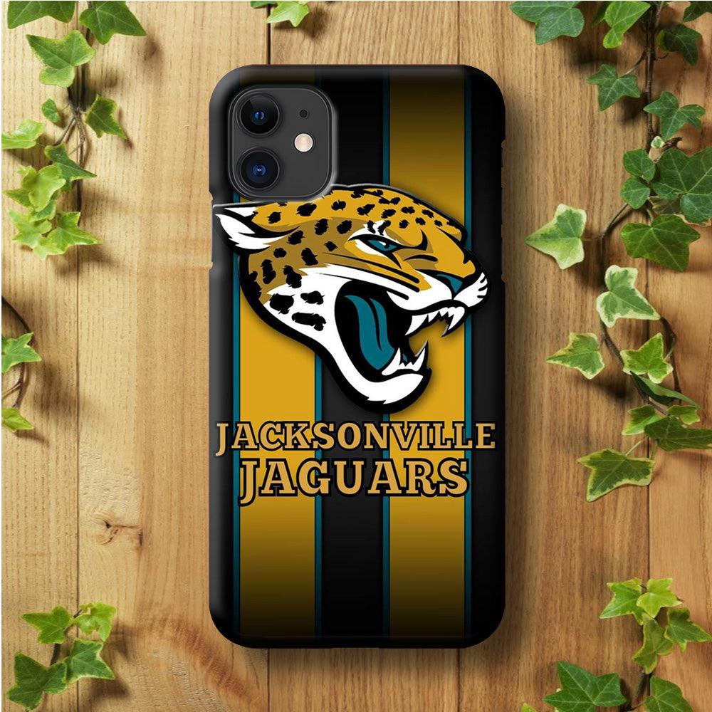 NFL Jacksonville Jaguars 001 iPhone 11 Case-Plastic / Full Wrap (3D Case)-Xtracase