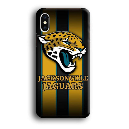 NFL Jacksonville Jaguars 001 iPhone X Case-Plastic / Full Wrap (3D Case)-Xtracase