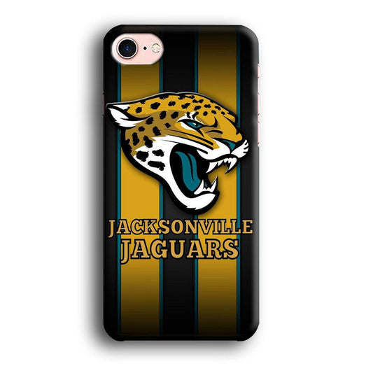 NFL Jacksonville Jaguars 001 iPhone 8 Case-Plastic / Full Wrap (3D Case)-Xtracase