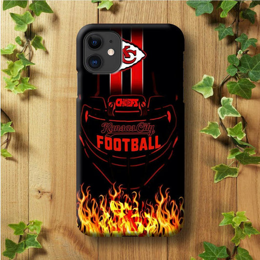 NFL Kansas City Chiefs 001 iPhone 11 Case-Plastic / Full Wrap (3D Case)-Xtracase