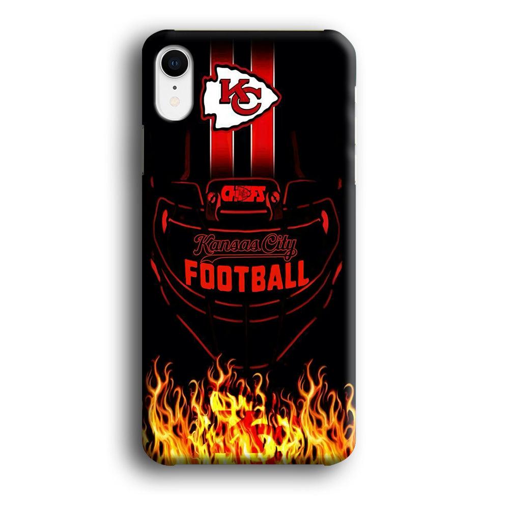 NFL Kansas City Chiefs 001 iPhone XR Case-Plastic / Full Wrap (3D Case)-Xtracase