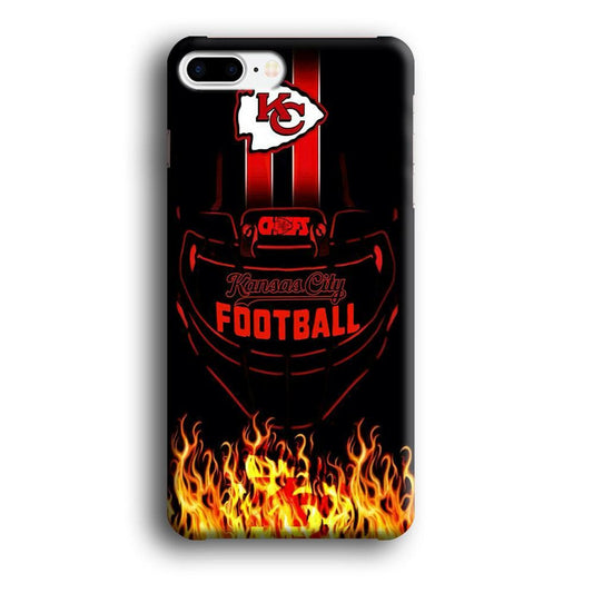 NFL Kansas City Chiefs 001 iPhone 8 Plus Case-Plastic / Full Wrap (3D Case)-Xtracase