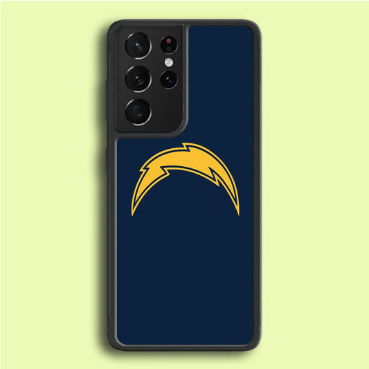 NFL Los Angeles Chargers 001 Samsung Galaxy S21 Ultra Case-Plastic / Full Wrap (3D Case)-Xtracase