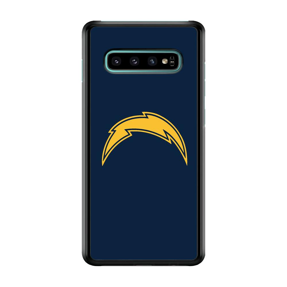 NFL Los Angeles Chargers 001 Samsung Galaxy S10 Case-Plastic / Full Wrap (3D Case)-Xtracase