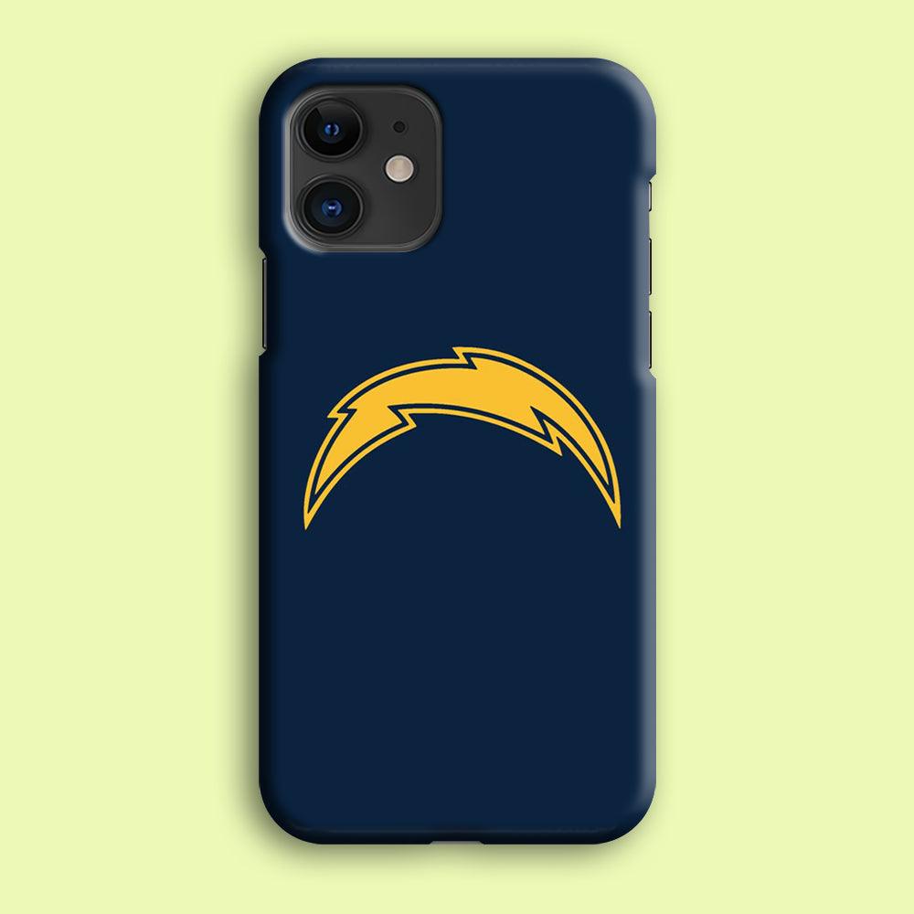 NFL Los Angeles Chargers 001 iPhone 12 Mini Case-Plastic / Full Wrap (3D Case)-Xtracase