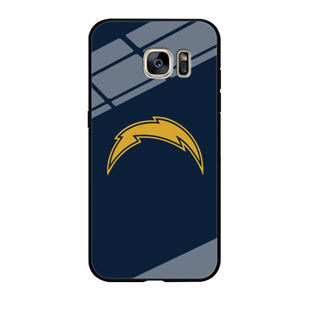 NFL Los Angeles Chargers 001 Samsung Galaxy S7 Edge Case-Tempered Glass Case-Xtracase