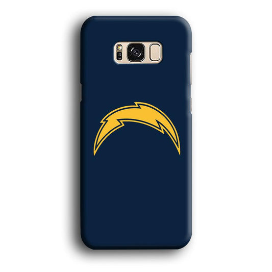 NFL Los Angeles Chargers 001 Samsung Galaxy S8 Case-Plastic / Full Wrap (3D Case)-Xtracase