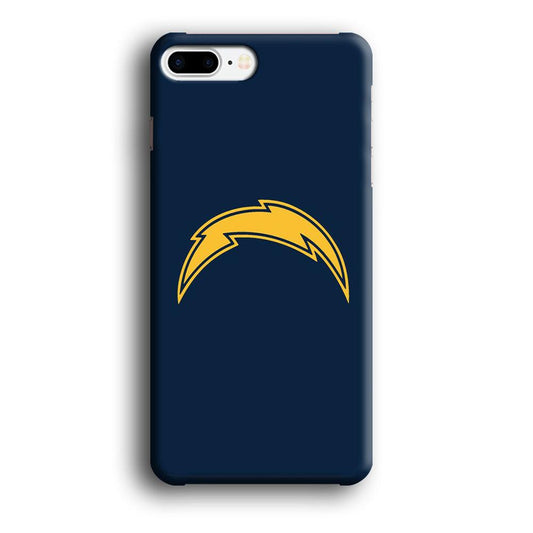 NFL Los Angeles Chargers 001 iPhone 8 Plus Case-Plastic / Full Wrap (3D Case)-Xtracase