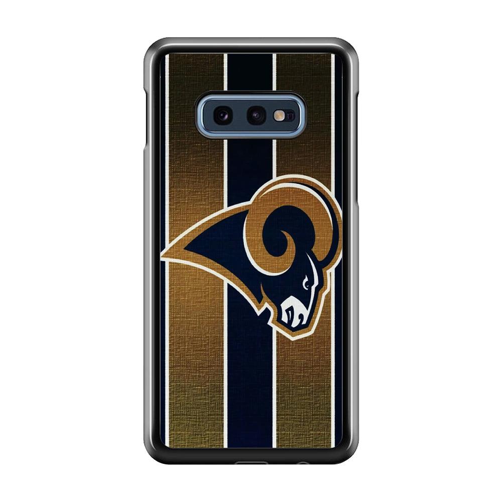 NFL Los Angeles Rams 001 Samsung Galaxy S10E Case-Plastic / Full Wrap (3D Case)-Xtracase