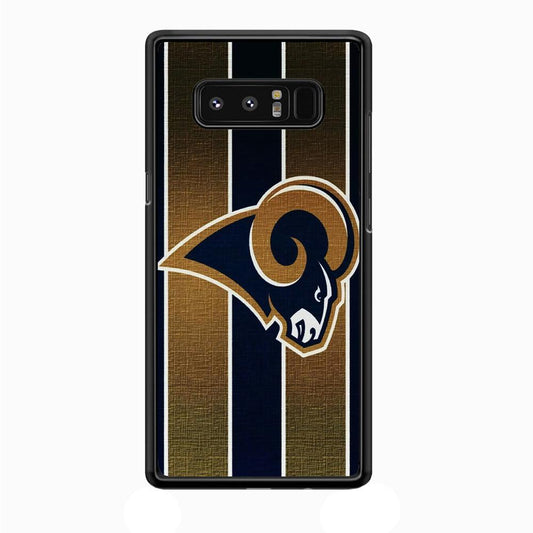 NFL Los Angeles Rams 001 Samsung Galaxy Note 8 Case-Plastic / Full Wrap (3D Case)-Xtracase