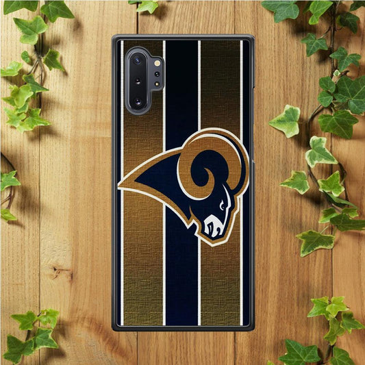 NFL Los Angeles Rams 001 Samsung Galaxy Note 10 Plus Case-Plastic / Full Wrap (3D Case)-Xtracase
