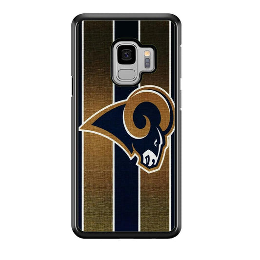 NFL Los Angeles Rams 001 Samsung Galaxy S9 Case-Plastic / Full Wrap (3D Case)-Xtracase