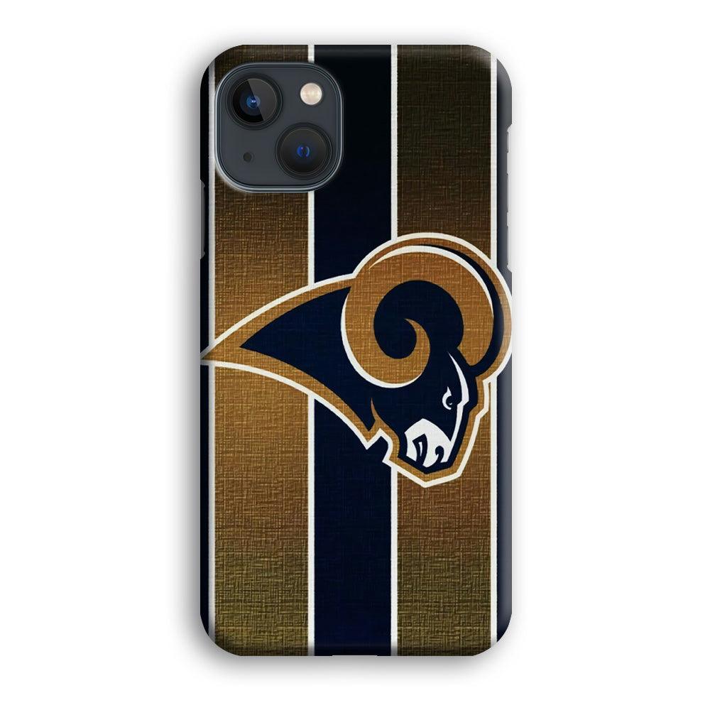 NFL Los Angeles Rams 001 iPhone 13 Mini Case-Plastic / Full Wrap (3D Case)-Xtracase