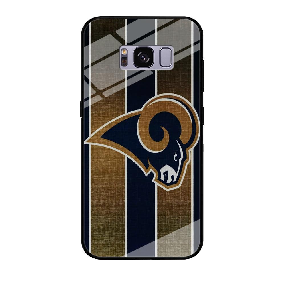 NFL Los Angeles Rams 001 Samsung Galaxy S8 Case-Tempered Glass Case-Xtracase