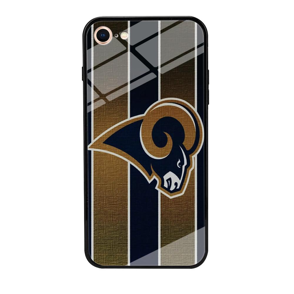 NFL Los Angeles Rams 001 iPhone 7 Case-Tempered Glass Case-Xtracase
