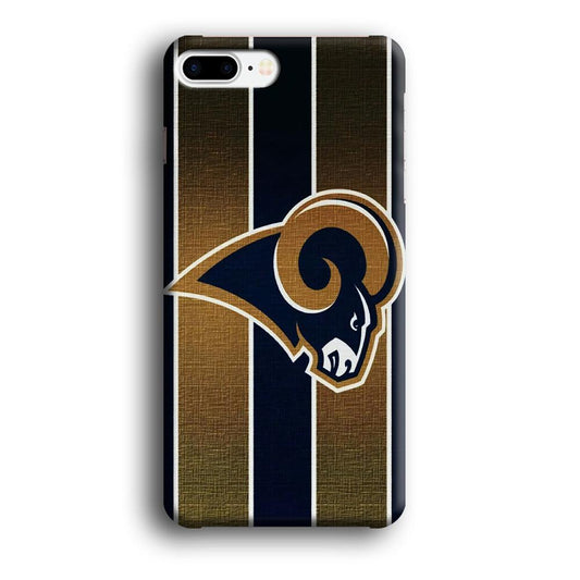 NFL Los Angeles Rams 001 iPhone 7 Plus Case-Plastic / Full Wrap (3D Case)-Xtracase
