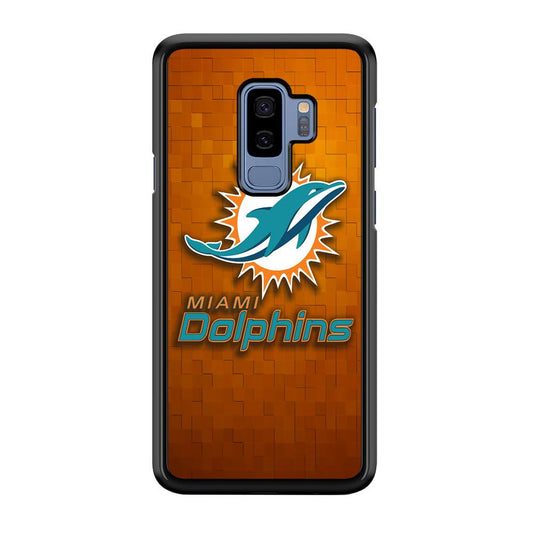 NFL Miami Dolphins 001 Samsung Galaxy S9 Plus Case-Plastic / Full Wrap (3D Case)-Xtracase
