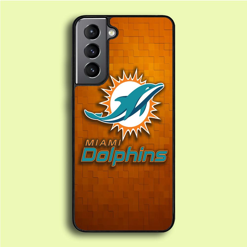 NFL Miami Dolphins 001 Samsung Galaxy S21 Plus Case-Plastic / Full Wrap (3D Case)-Xtracase