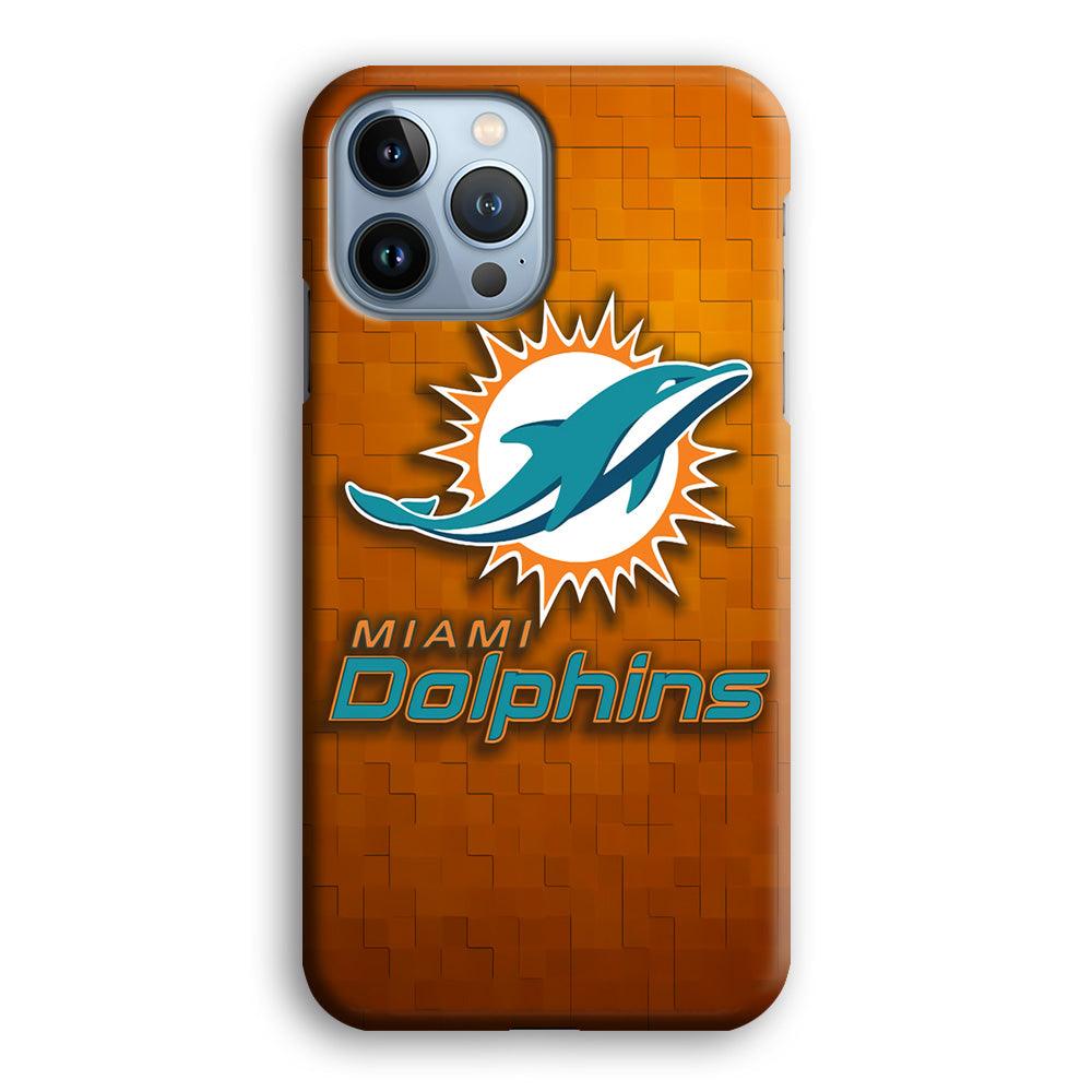NFL Miami Dolphins 001 iPhone 13 Pro Case-Plastic / Full Wrap (3D Case)-Xtracase