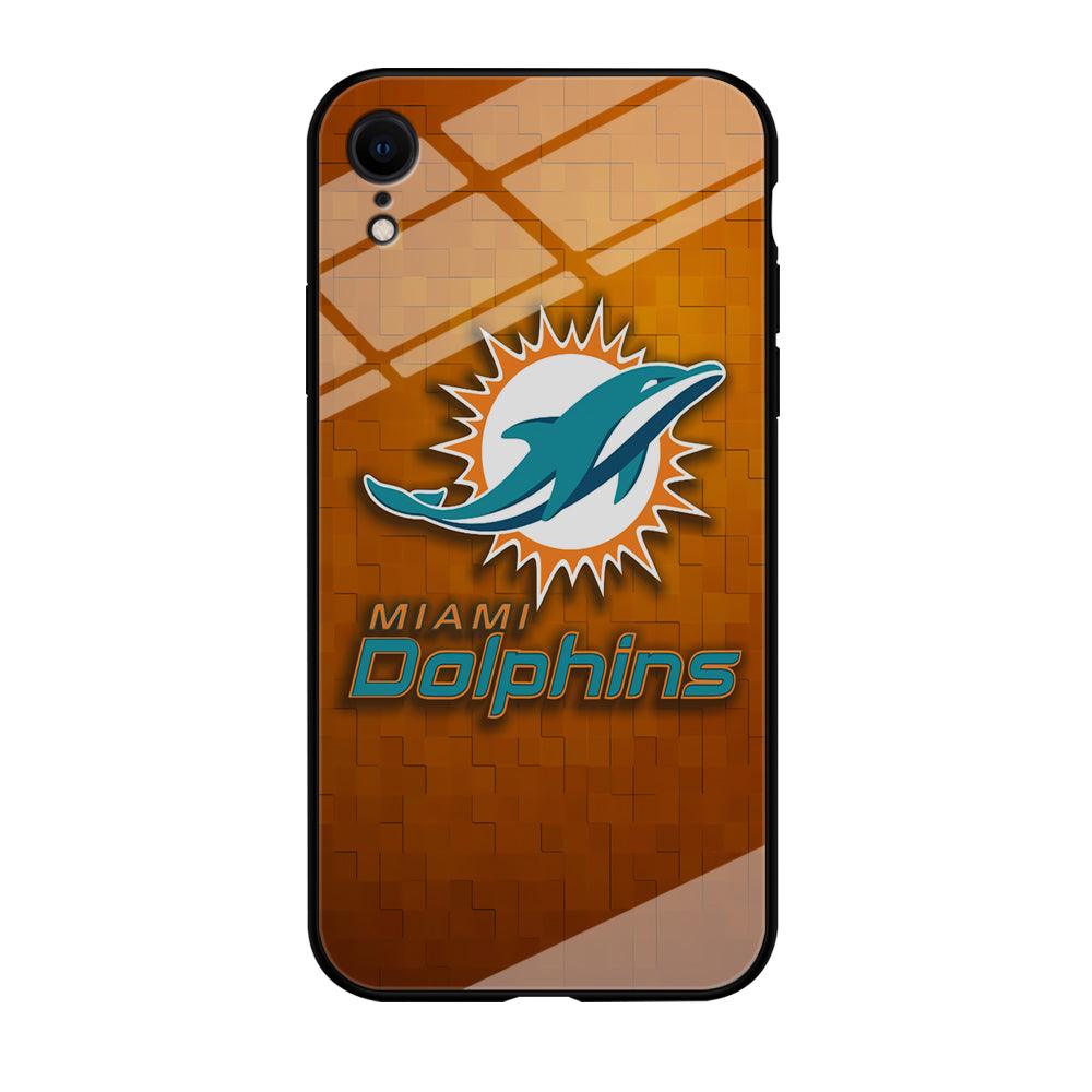 NFL Miami Dolphins 001 iPhone XR Case-Tempered Glass Case-Xtracase