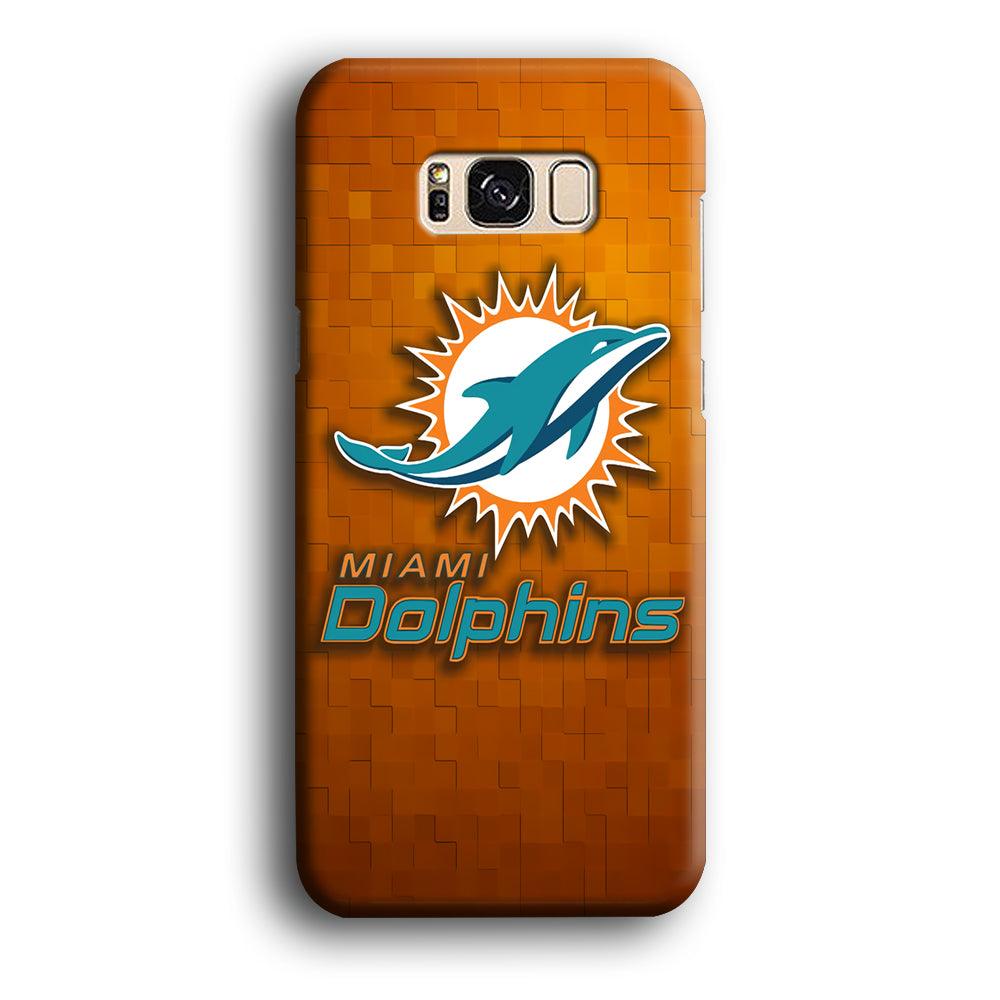 NFL Miami Dolphins 001 Samsung Galaxy S8 Plus Case-Plastic / Full Wrap (3D Case)-Xtracase
