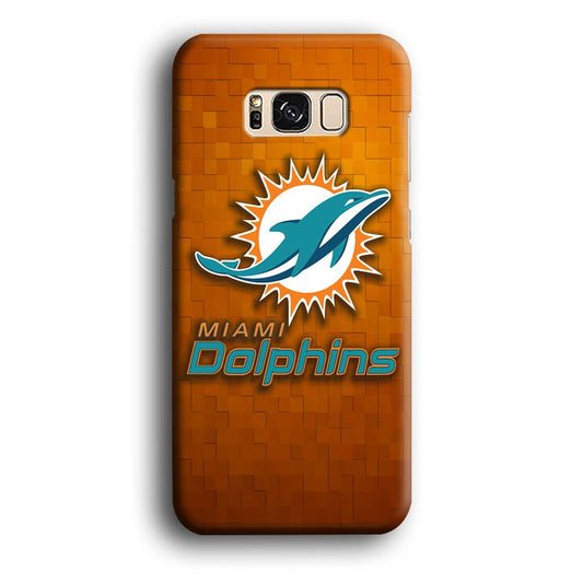 NFL Miami Dolphins 001 Samsung Galaxy S8 Plus Case-Plastic / Full Wrap (3D Case)-Xtracase